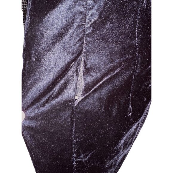 NWT Jessica Howard Black Dress Velvet Covered Buttons Down Side Scoop Neck 12 - Picture 9 of 13